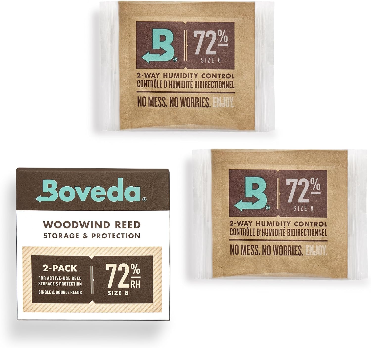 Boveda 62% 2-Way Relative Humidity Control Packs (Size 8)